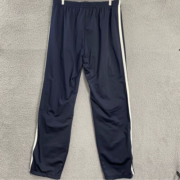 Oxford Fulham Double Stripe Track Pants Men XL Navy Pintuck Pullon Drawstring - Picture 7 of 13